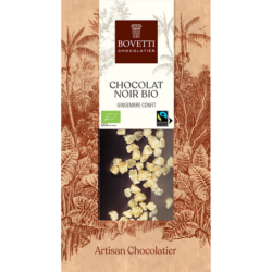 BIO a fair trade horká čokoláda 73% konfitovaný zázvor 100g