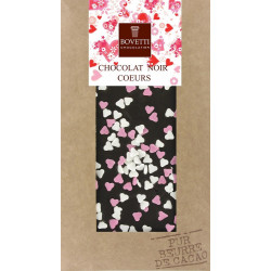 Horká čokoláda 73% so srdiečkami 100g