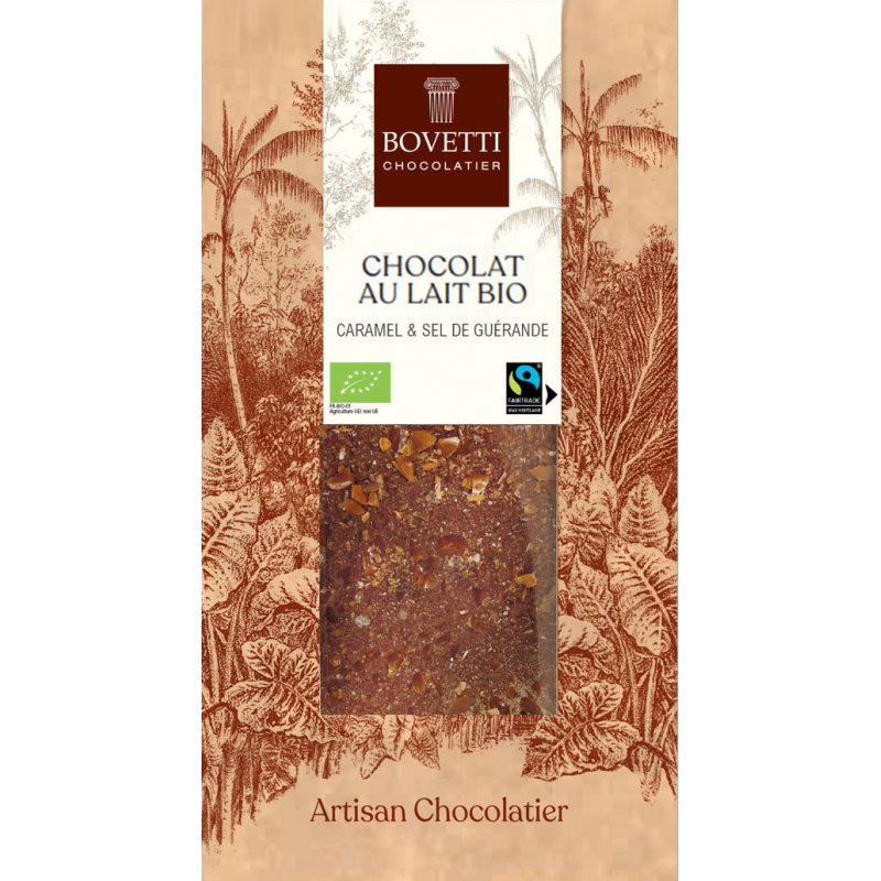 BIO a fair trade mléčná čokoláda slaný karam… | Chocolates.sk
