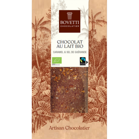 BIO a fair trade mléčná čokoláda slaný karam… | Chocolates.sk