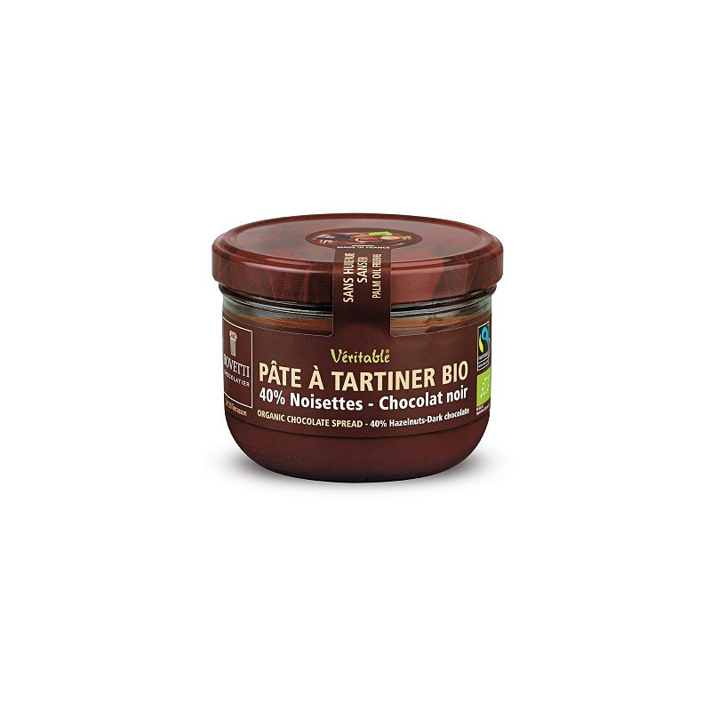 Bovetti BIO nátierka horká 73% kakaa – prémiová čokoláda bez palmového oleja