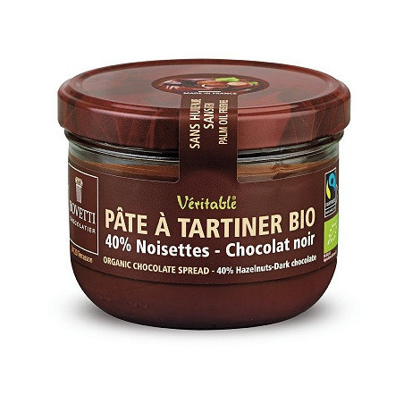 Bovetti BIO nátierka horká 73% kakaa – prémiová čokoláda bez palmového oleja