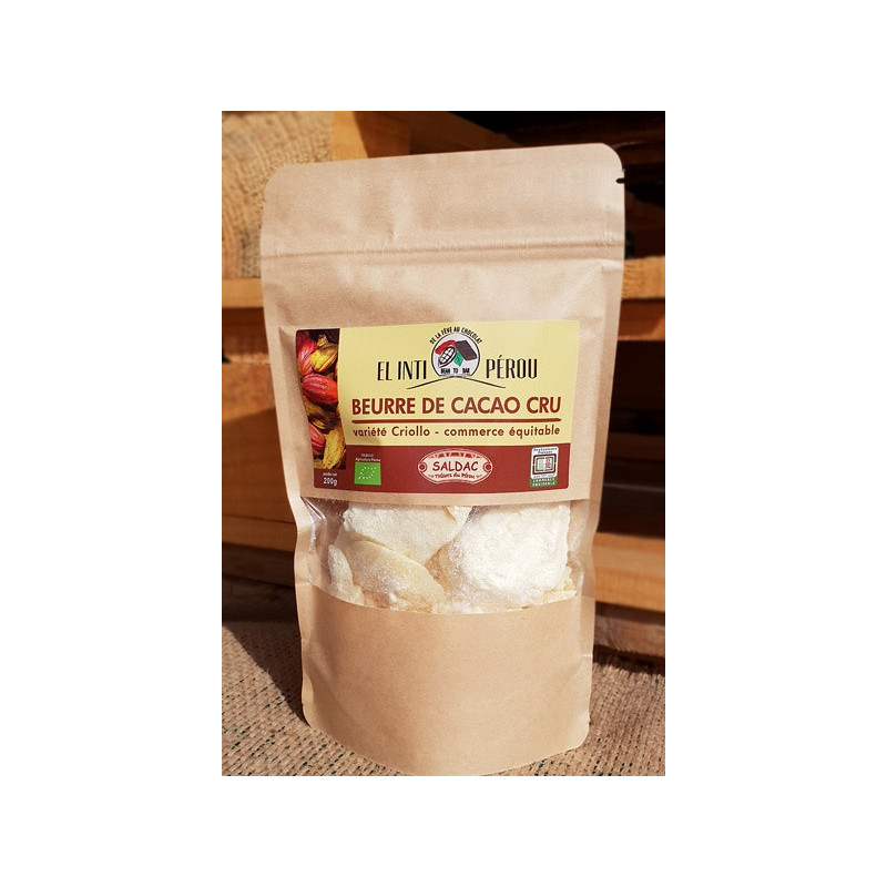 BIO kakaové maslo RAW (surové) 200g | Chocolates.sk