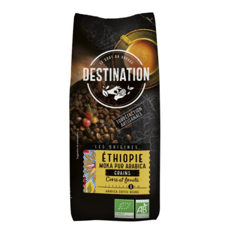 BIO káva moka Etiopia 100% arabica zrnková 500 g