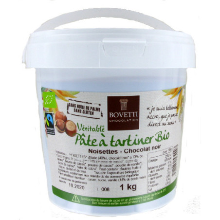 Bovetti BIO nátierka horká 73% 1Kg – výhodné veľké balenie