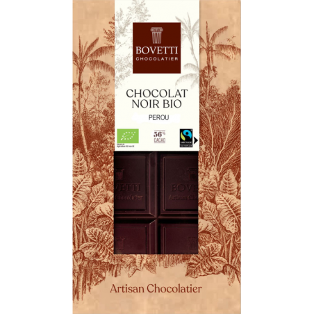 BIO a fair trade horká čokoláda 56% Peru 100 g