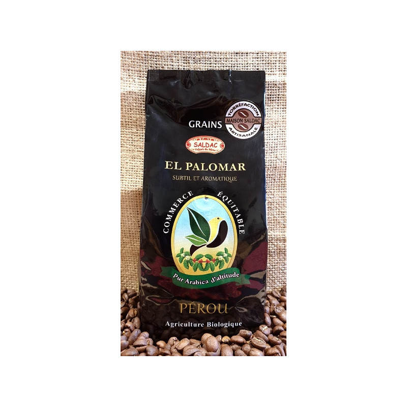 Bio káva Peru El Palomar zrnoková 250 g