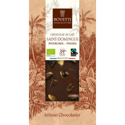 BIO fairtrade čokoláda mliečna s figami a sušenými figami