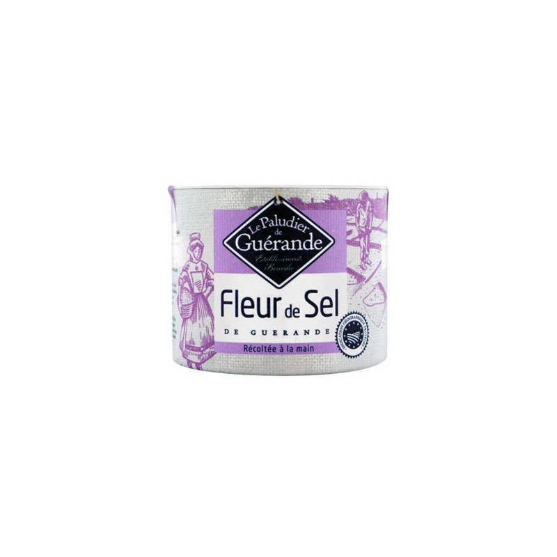 Le Paludier Morská soľ ''Fleur de sel'' - soľný kvet z Guérande, Francúzsko, dóza 125g