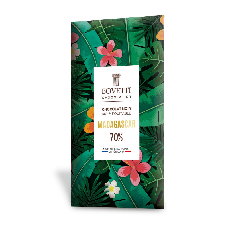 BIO a fair trade horká čokoláda 70% Madagaskar 80g