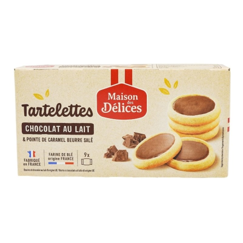 Maison des Délices Tartaletky čokoláda karamel, Francúzsko, 125g
