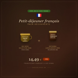 PACK Petit-déj français — BIO káva + čokoládová nátierka | chocolates.sk