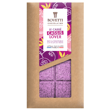 Cassis Lover – BIO bílá čokoláda s rybízem