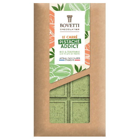 Pistache Addict – BIO bílá čokoláda s pistáciemi