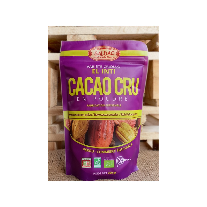 BIO fair trade kakao Peru RAW (surové) 250 g