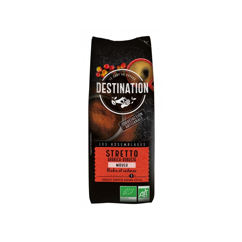 BIO káva Stretto Italiano mletá 250 g