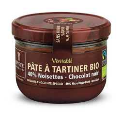 Bovetti BIO čokoládová nátierka horká 73% 200g