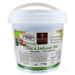 Bovetti BIO čokoládová nátierka horká 73% – veľké balenie 1 Kg