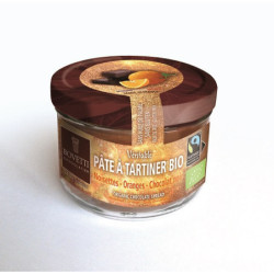 BIO čokoládová nátierka horká 73% s pomarančom 200 g