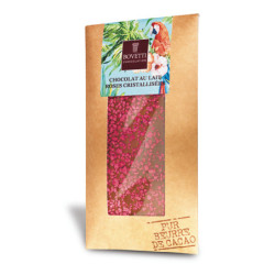 Mliečna čokoláda 39% s ružami 100g