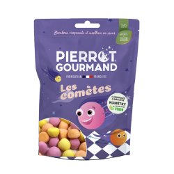 Pierrot Gourmand Gumené cukríky Kométky, chrumkavo-mäkučké a kyselkavé, Francúzsko, 100g